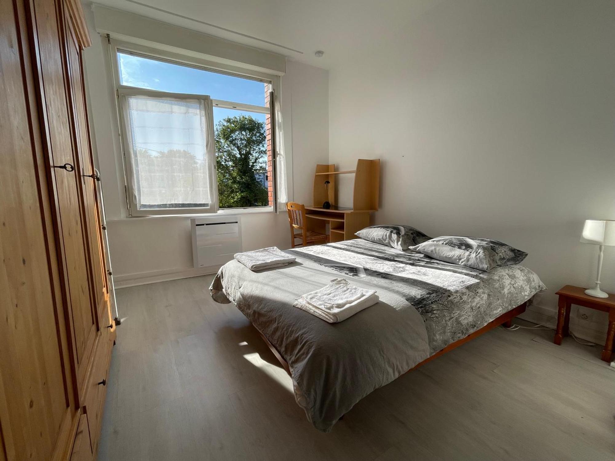 Appartement Calme Et Lumineux - Parking Privatif - Metro A 5Mn Mons-en-Baroeul Buitenkant foto